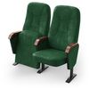 Крісло Парламент (2 секції, зелений колір), Стійка: 109 (з кріпленням до підлоги) 
