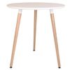 Стіл обідній дерев'яний MODERN WOOD H19 D70/80, Ширина, см: 70, Глибина, см: 70 