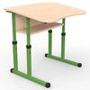 Парта Оптима з нахилом 3-6 р. гр. з вирізом під учня, 700x500, кольорове ДСП 