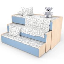 Кровать детская телескопическая 3 яруса 