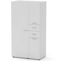 Шкаф для одежды с ящиками - 19, Цвет каркаса: Нимфея Альба 