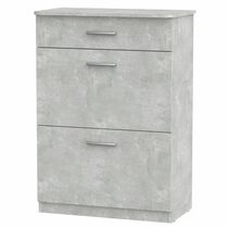 Тумба для обуви вертикальная закрытая ТО-3А, Цвет: Ателье светлый 