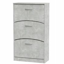 Тумба для обуви вертикальная закрытая ТО-3Б, Цвет: Ателье светлый 