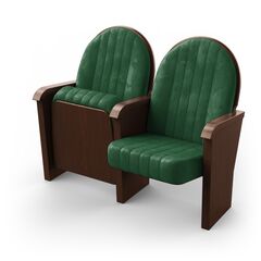 Крісло Марсель (2 секції, зелений колір) 