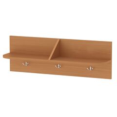 Вешалка настенная В-3, Цвет: Бук 