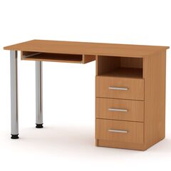 Стіл комп'ютерний СКМ-9, Колір стільниці: Бук 