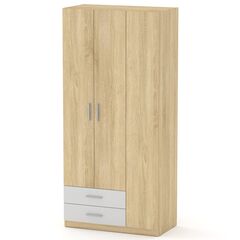 Шафа розпашна для одягу - 13, Колір каркасу: Дуб Сонома комбі 