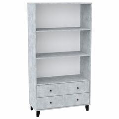 Книжкова шафа - 26, Колір каркасу: Ательє світлий 