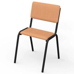 Стілець аудиторний Аліса, Колір оббивки: Шкірзам S - бежевий 