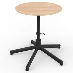 Табурет лабораторный оборотный ТВ-1В/Ф, Цвет каркаса: Черный 