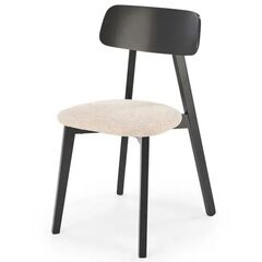 Кухонний стілець HYLO бежевий-темне дерево 