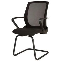 Офісне крісло на полозах FLY CF black 