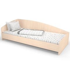 Ліжко дитяче кутове зі спинкою КДО-002 1938х838x600 Бук/Дуб молочний 