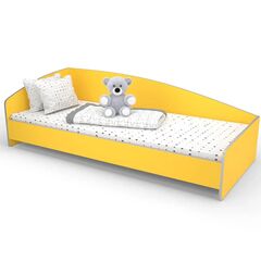 Ліжко дитяче кутове зі спинкою КДО-002 1938х838x600 Різнокольоровий каркас 