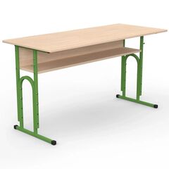 Парта 05 4-6 р. гр. з прямою стільницею, 1200x500, двокольорове ДСП 