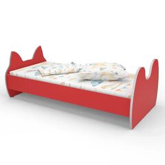 Ліжко дитяче з фігурною спинкою КДФ-002 1438x700x500 Різнокольоровий каркас 