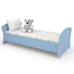 Ліжко дитяче з фігурною спинкою КДФ-003 1438x720x500 Різнокольоровий каркас 