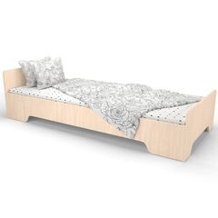 Кровать детская деревянная КДО-005 1932x838x500 Бук/Дуб молочный 