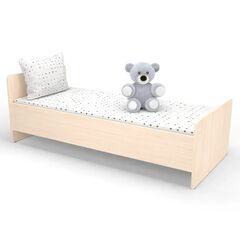 Ліжко дитяче дерев'яне 1438х638x500 Бук/Дуб молочний 