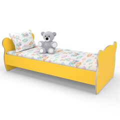 Ліжко дитяче з фігурною спинкою КДФ-001 1438x700x500 Різнокольоровий каркас 