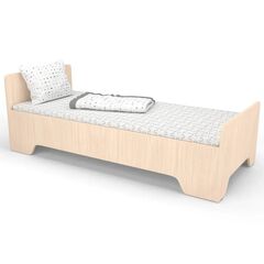 Кровать детская деревянная КДО-005 1432х638x500 Бук/Дуб молочный 