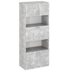 Шафа з полицями та баром - 29, Колір каркасу: Ательє світлий 