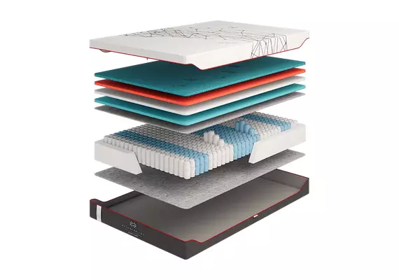 Матрац ортопедичний Regeneration R2, Кількість спальних місць: Односпальні, Розміри: 80x200 