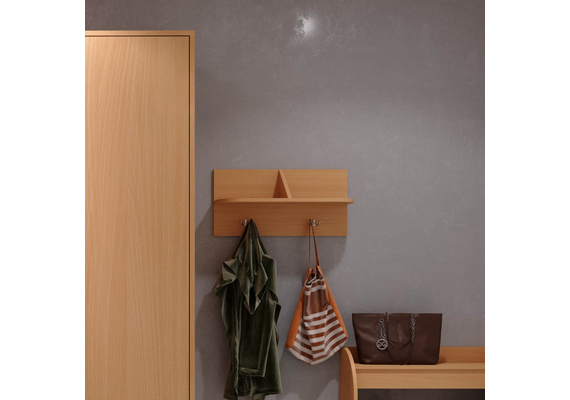 Вішалка настінна В-2, Колір: Бук - фото 2