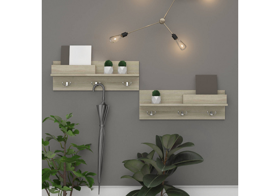 Вешалка настенная В-6, Цвет: Ольха - фото 2