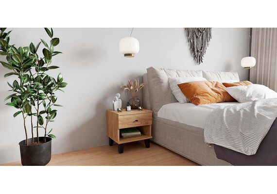 Тумба приліжкова ПКТ-10, Колір: Дуб Крафт золотий - фото 3