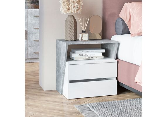 Тумба прикроватная ПКТ-13, Цвет: Ателье комби - фото 3