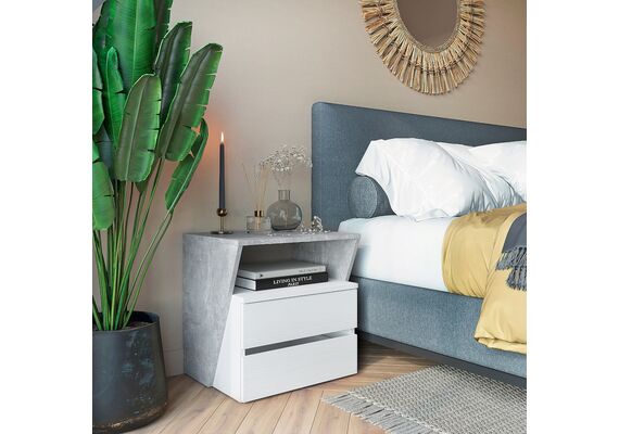 Тумба прикроватная ПКТ-13, Цвет: Ателье комби - фото 4