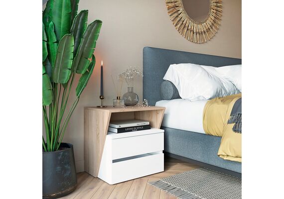 Тумба приліжкова ПКТ-13, Колір: Дуб сонома комбі - фото 5