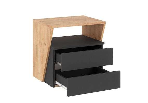 Тумба приліжкова ПКТ-13, Колір: Крафт комбі - фото 2