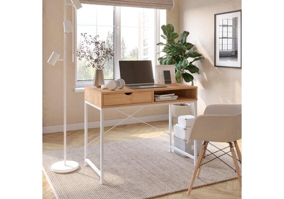 Стіл письмовий Лофт - 10, Колір стільниці: Ательє світлий - фото 2