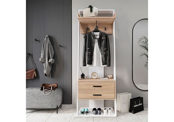 Вішалка для одягу підлогова Злата-2, Колір: Крафт комбі - фото 2