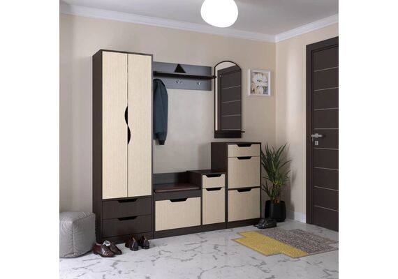 Вешалка настенная В-3, Цвет: Орех - фото 3