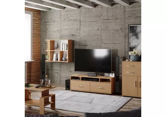 Тумба под телевизор Плазма, Цвет: Орех - фото 3