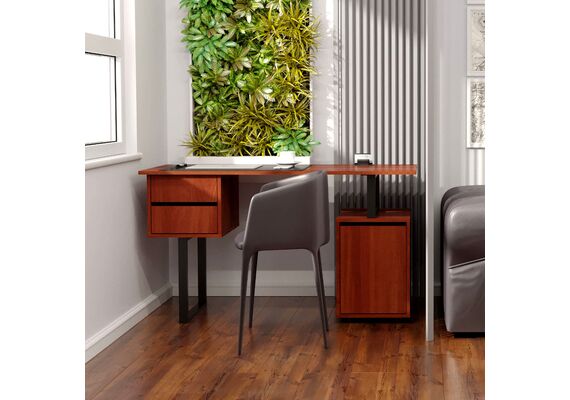 Стіл письмовий Лофт - 4, Колір стільниці: Горіх - фото 2