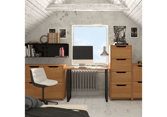 Стол письменный Лофт - 1, Цвет столешницы: Нимфея Альба - фото 2