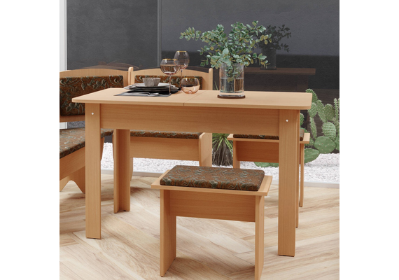 Стіл кухонний розсувний КС-5, Колір стільниці: Вільха - фото 2