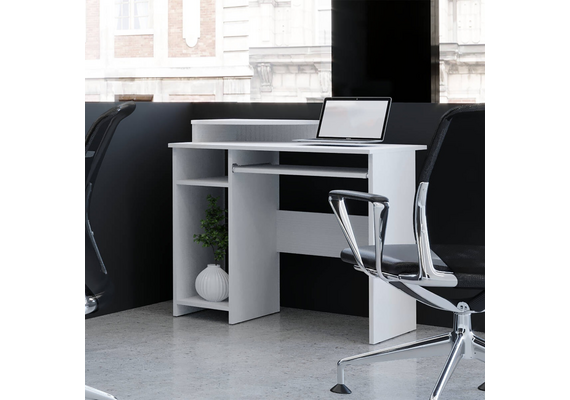 Стіл комп'ютерний СКМ-1, Колір стільниці: Німфея Альба - фото 2