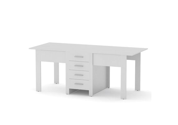 Стіл-книжка - 3, Колір стільниці: Німфея Альба 