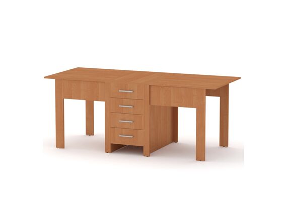 Стіл-книжка - 3, Колір стільниці: Вільха 