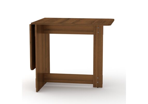 Стіл обідній розкладний - 6, Колір стільниці: Горіх - фото 2