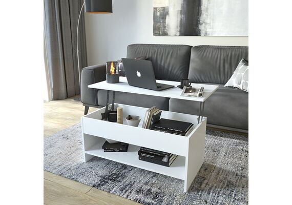 Стол журнальный-трансформер, Цвет столешницы: Нимфея Альба - фото 4