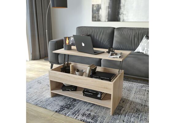 Стол журнальный-трансформер, Цвет столешницы: Дуб сонома - фото 4