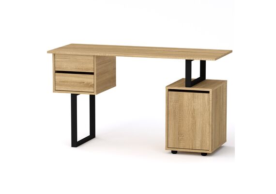 Стіл письмовий Лофт - 4, Колір стільниці: Дуб сонома 