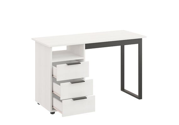 Стол письменный Лофт - 8, Цвет столешницы: Нимфея Альба - фото 2