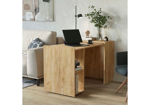 Стол-трансформер - 1, Цвет столешницы: Дуб сонома - фото 4